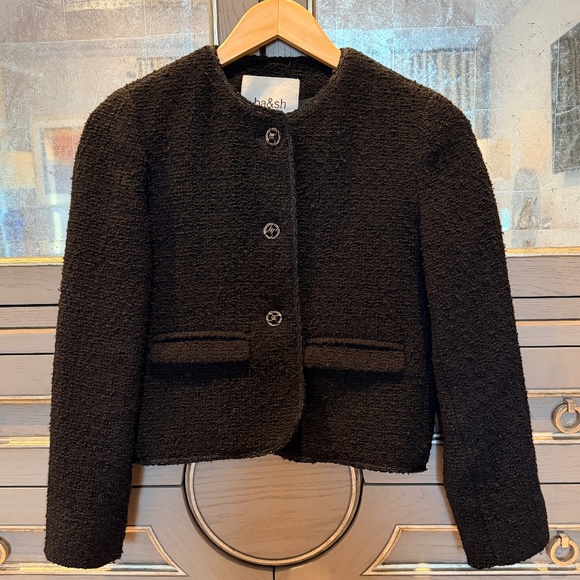 ba&sh Tweed Jacket Wool XS - Picture 1 of 5